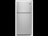 Maytag MRT311FFFW top mount, top freezer refrigerator with glass shelves. This refrigerator is great(..)