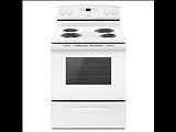 Amana coil top range ACR4303MFW with 4 coil burners and 5.0 cubic foot oven. This manual clean stove(..)