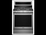 Maytag MGR8800FZ gas range with a 5.8 cubic foot oven capacity and convection oven cooking. 5 burner(..)