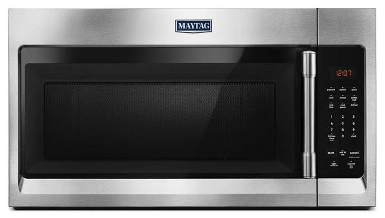 Maytag MMV1174FZ microwave with exterior vent. 1.7 cubic foot capacity. This Maytag microwave is a g(..)