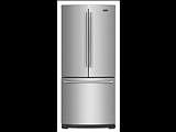Maytag MFF2055FRZ French door refrigerator with ice maker in freezer. 20 cubic foot. This 30” wide F(..)