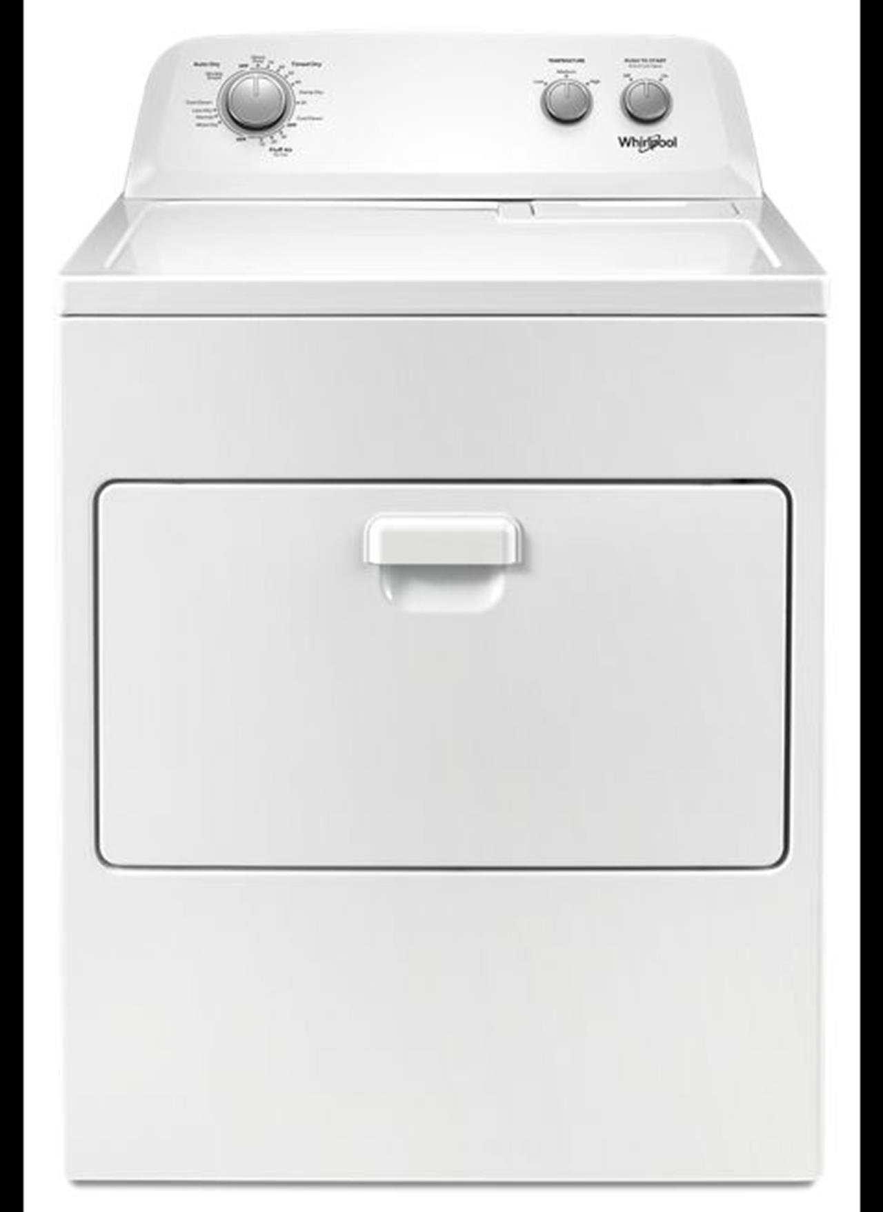 Whirlpool dryer WED4850HW with multi heat options. 7.0 cubic foot capacity. This Whirlpool dryer is (..)