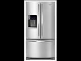 Whirlpool french door refrigerator WRF555SDFZ with in door water and ice dispenser. 36” wide and 25 (..)
