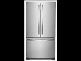 Whirlpool french door refrigerator WRF535SWHZ with internal water dispenser and ice maker in freezer(..)