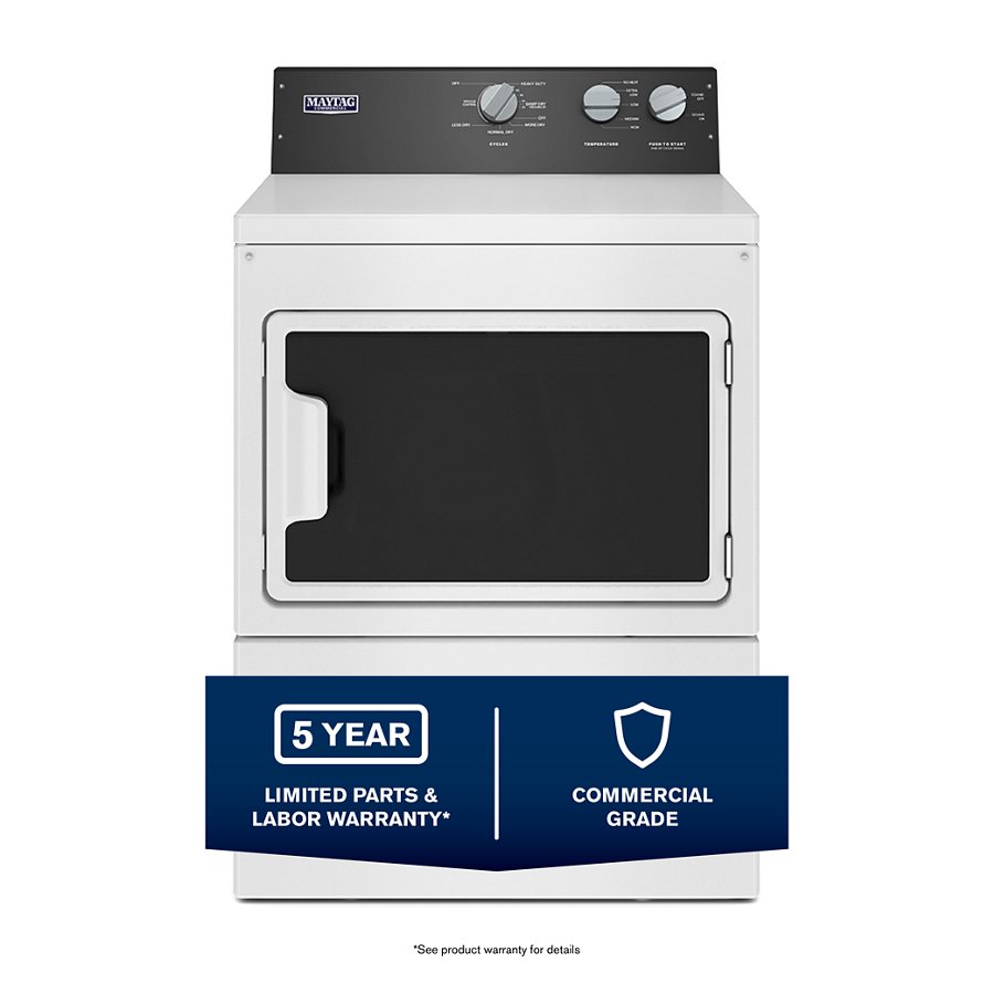 Maytag Maytag MEDP586KW 27 Inch Electric Dryer with 7.4 cu. ft. Capacity