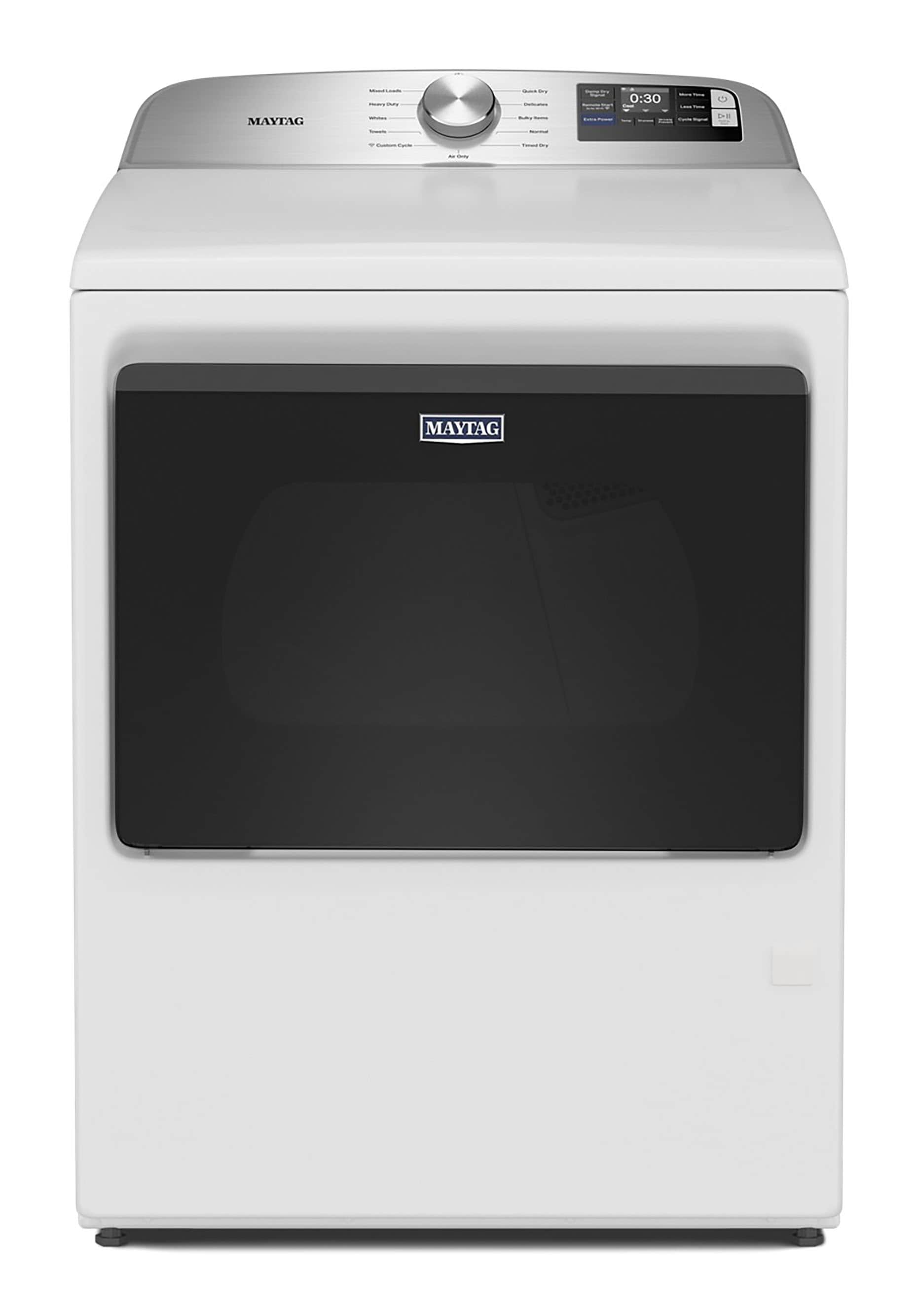 Maytag MAYTAG 7.4 Cu. Ft. Top Load Electric Dryer with Extra Power and Advanced Moisture Sensing MED6205RW 0