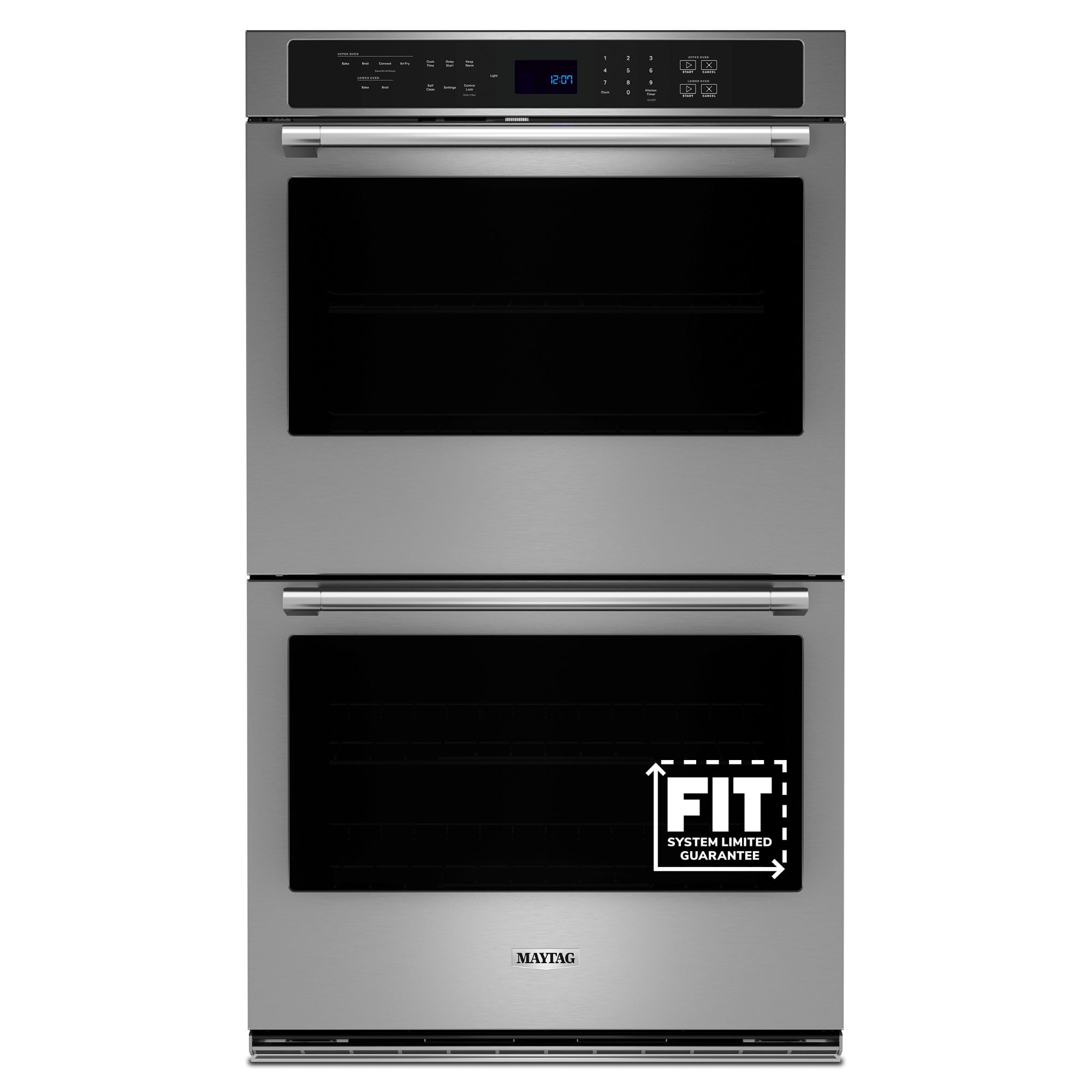 Maytag Maytag - 27" Built-In Electric Convection Double Wall Oven with Air Fry - Fingerprint Resistant Stainless Steel 0